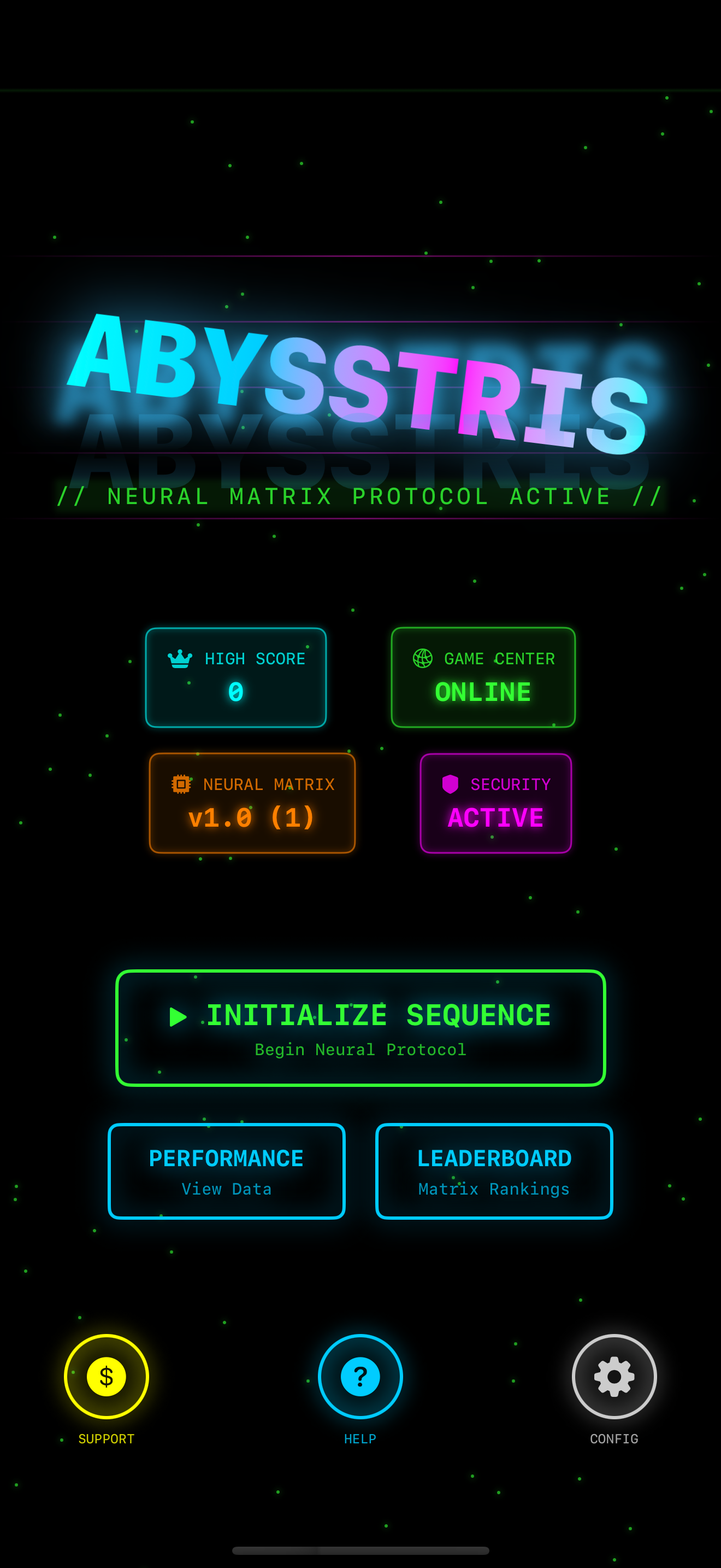 iPhone Start Screen