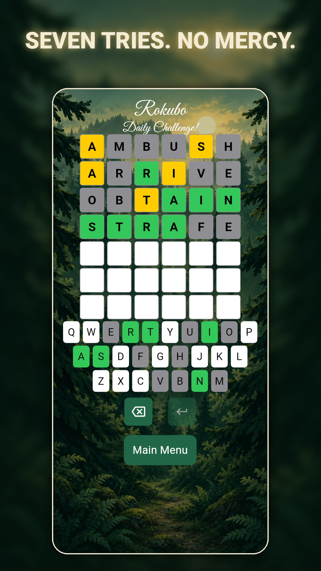 Rokubo — Daily Challenge