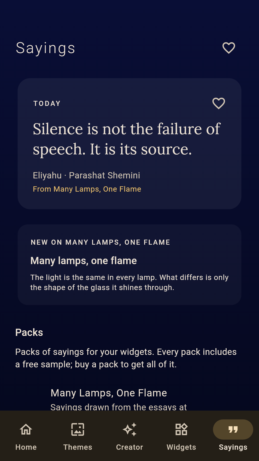 Telesma — Sayings