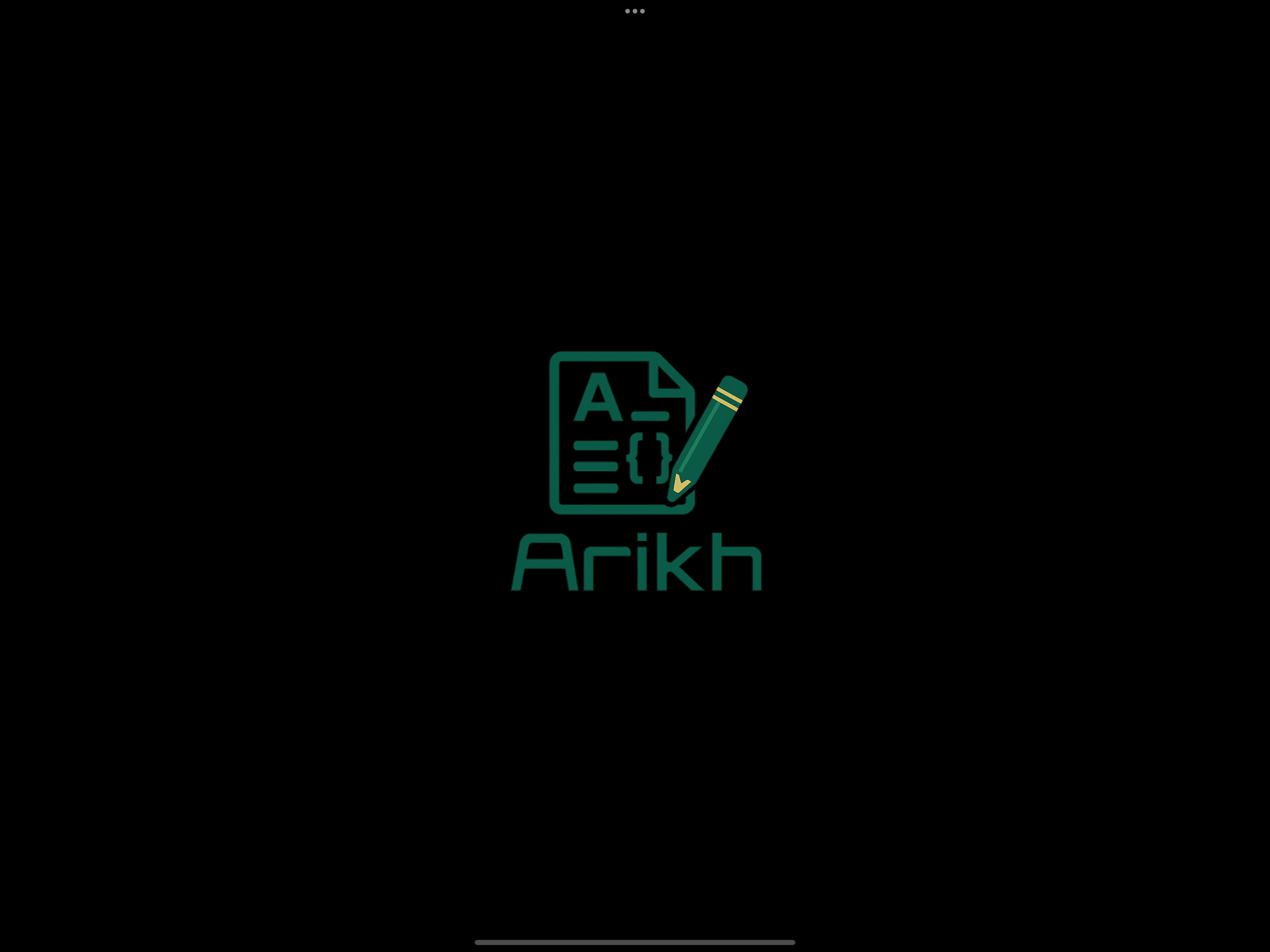 Arikh Text Editor