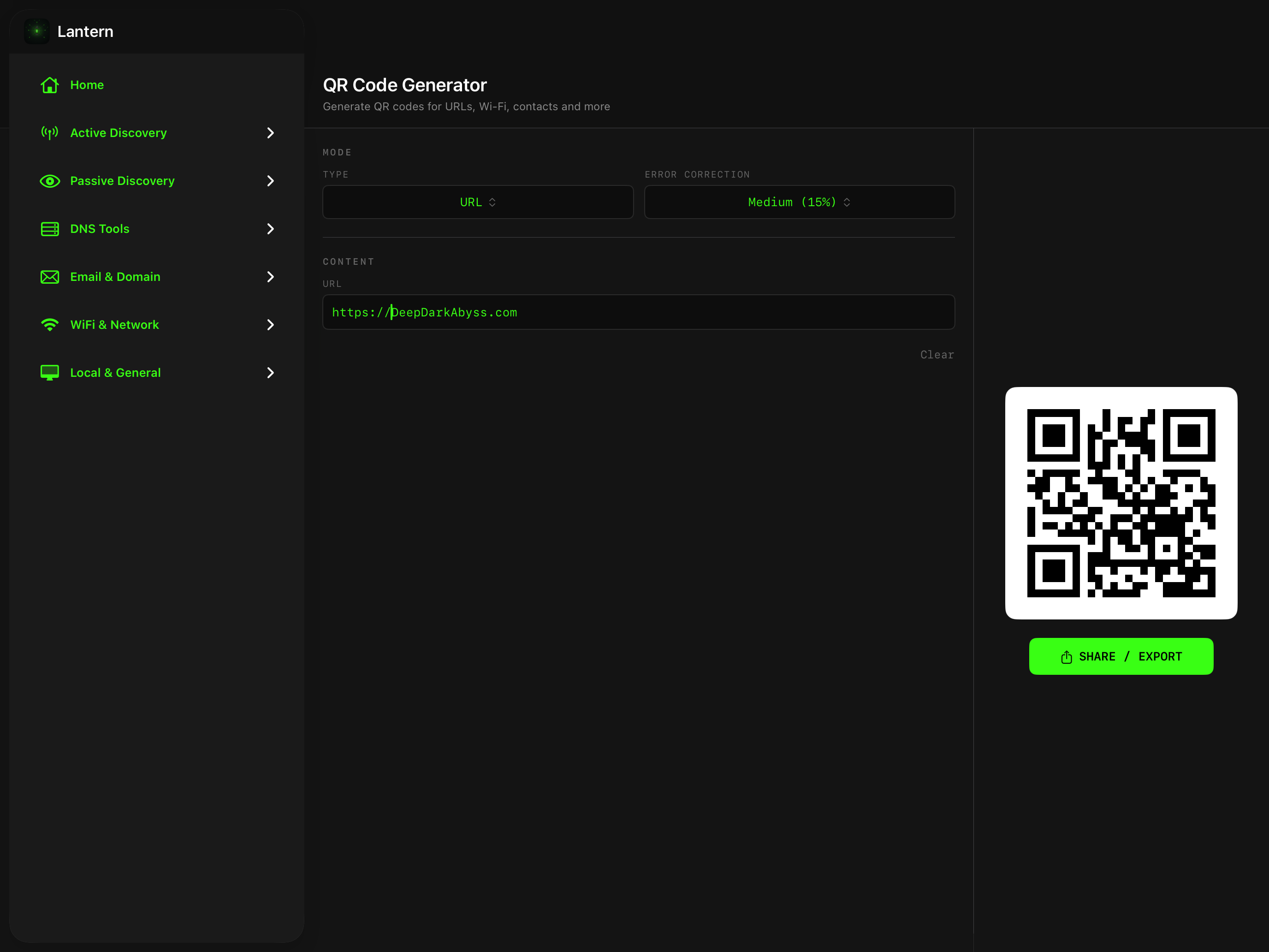 QR Code Generator