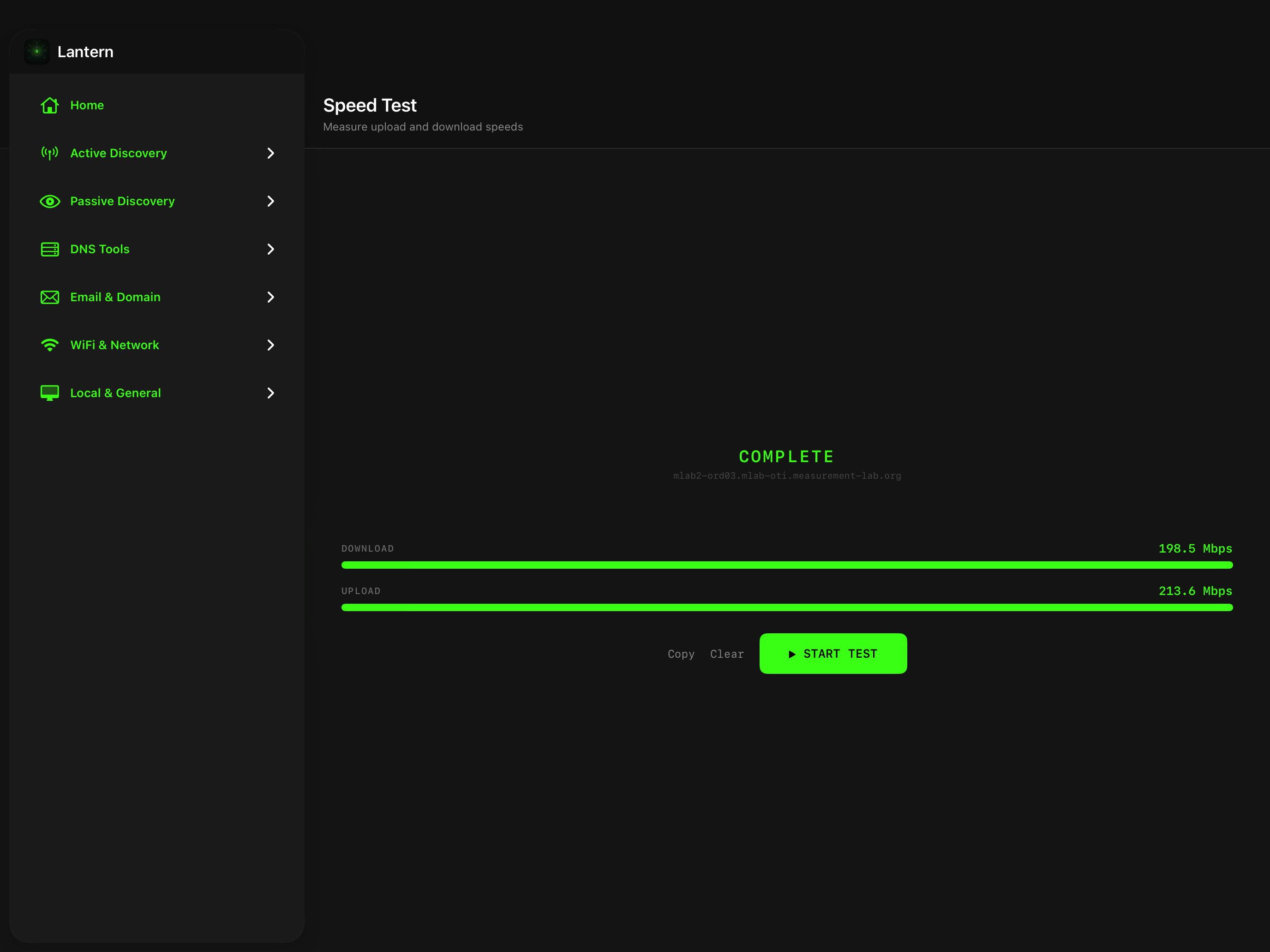 Speed Test