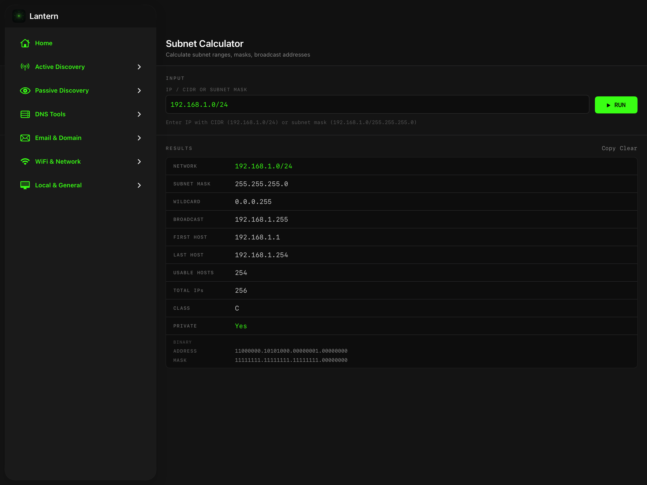 Subnet Calculator