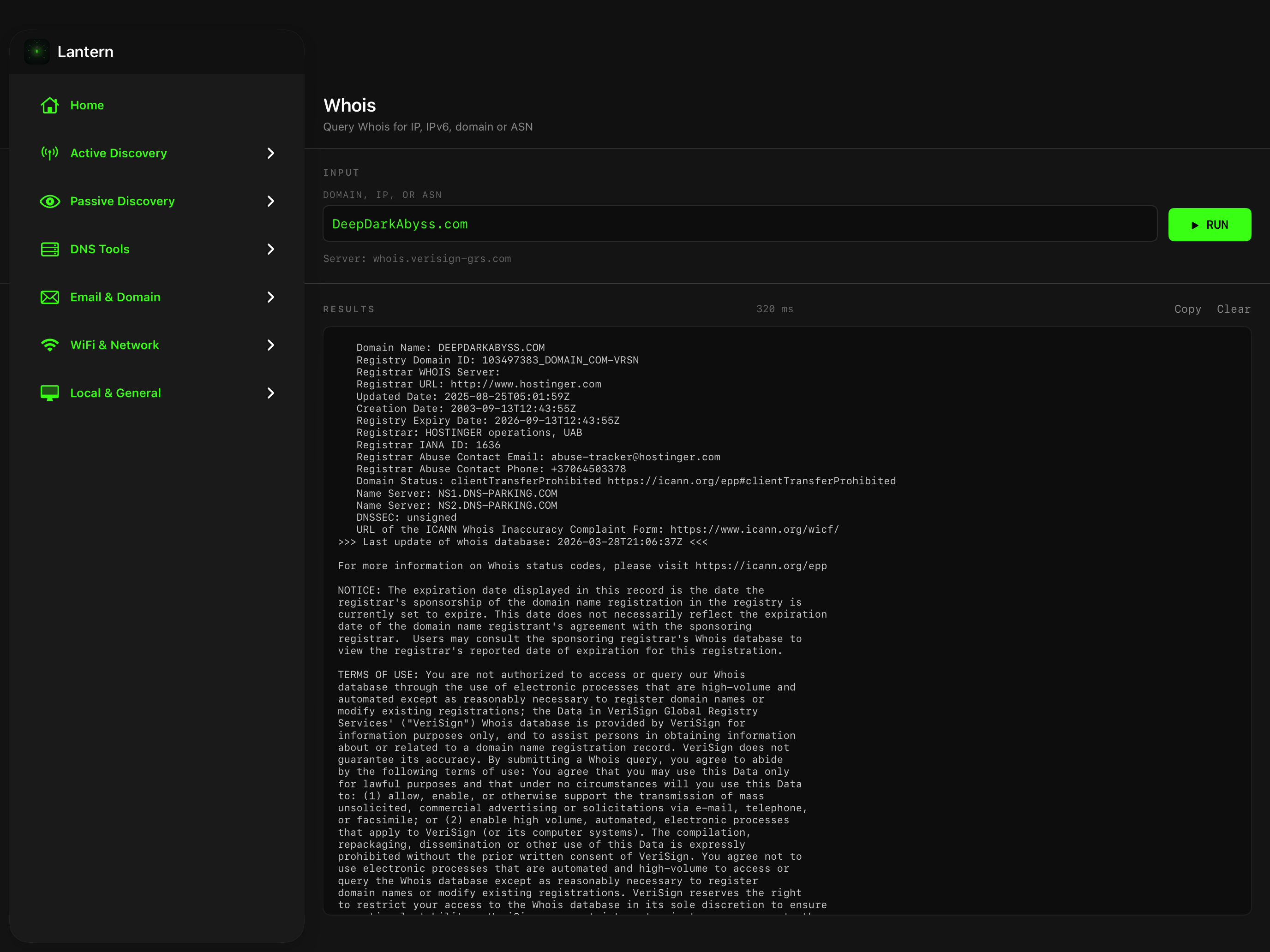 Whois Lookup